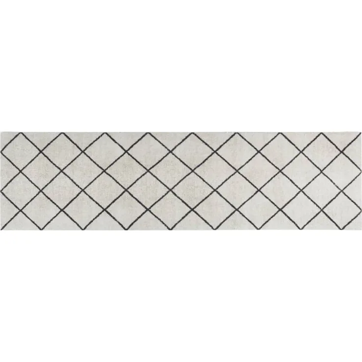 vidaXL Küchenteppich Waschbar Quadrat 45x150 cm Samt 136567