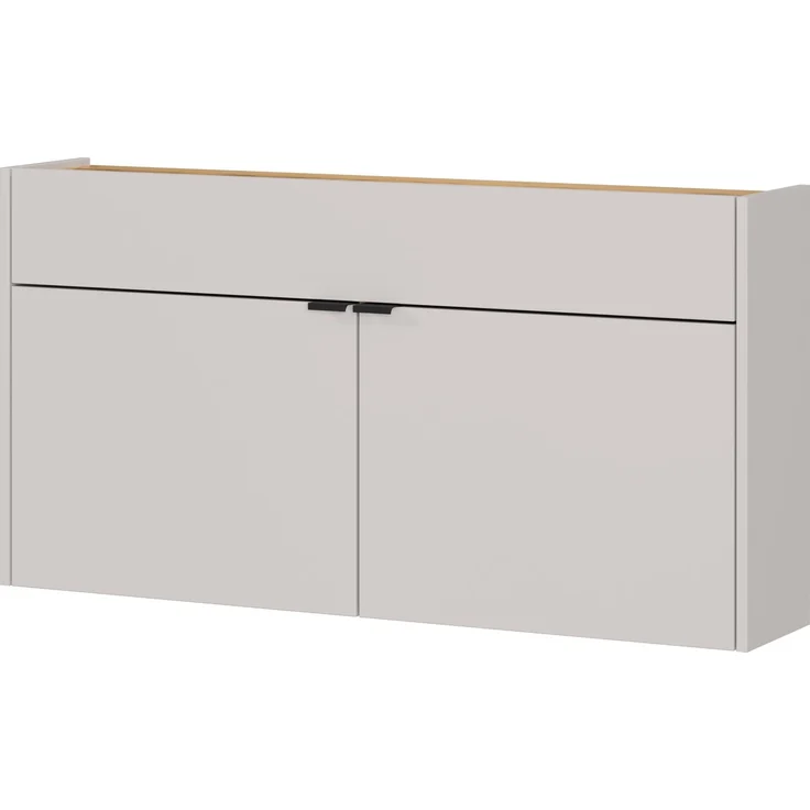 Germania Schuhschrank 1398-605 GW-Ameca, in Kaschmir/Navarra-Eiche, geringe Tiefe - ideal für schmale Flure, 110 x 57 x 22 cm (BxHxT)