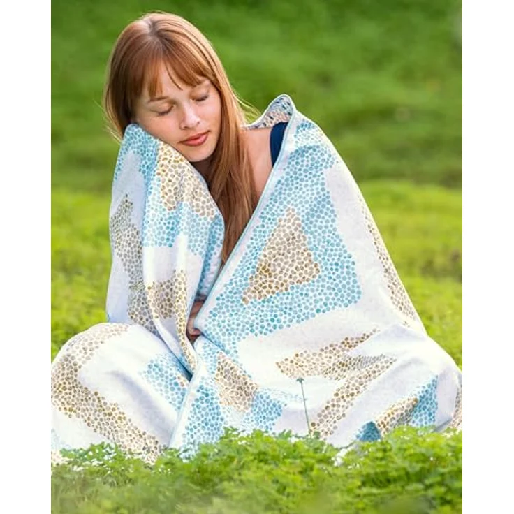 Fit-Flip Strandtuch XXL Mikrofaser, leicht und schnelltrocknend, 100% recyceltes Badetuch (Crocodile 200x90cm) – Bild 3