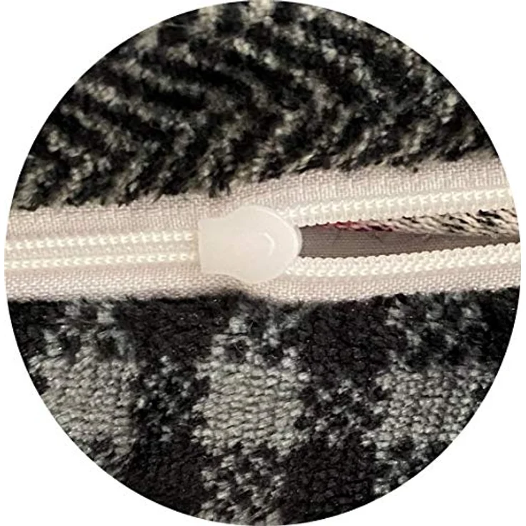 Leonado Vicenti Bettwäsche Winter Teddy Plüsch, Fleece, 3 teilig, Flauschig warmes Cashmere Touch, gestreift – Bild 4