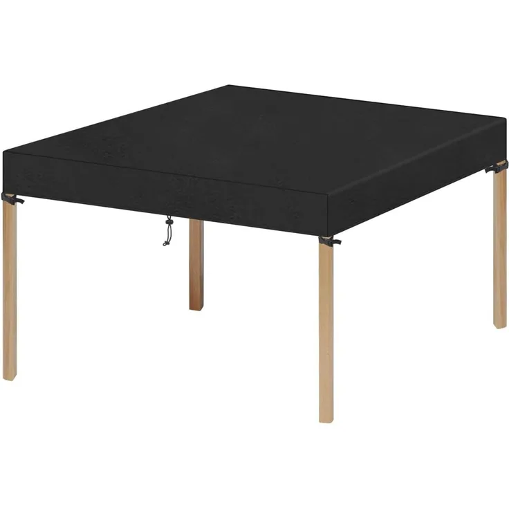 VANSHEIM Abdeckung für Tischplatte Schutzhülle Quadratisch für Gartenmöbel Abdeckung Wasserdicht Tisch Abdeckung Garten für Beistelltisch und Gartentisch Abdeckplane Gartenmöbel Quadratisch 90 x 90 x 15 cm
