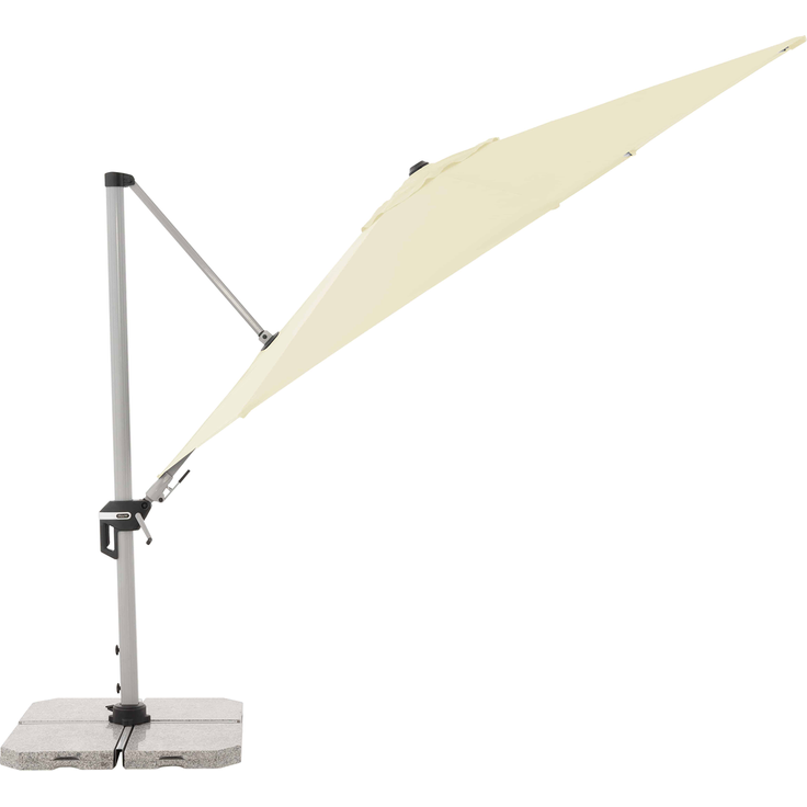 Doppler Sonnenschirm / Ampelschirm "Active Pendelschirm 370", natur, Ø 370 cm – Bild 5