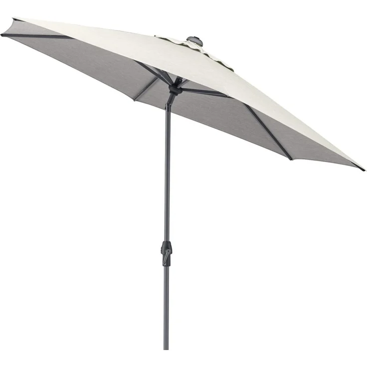 EASY ALLROUND Kurbelschirm Ø 270 cm anthrazit/ hellgrau meliert – Bild 1