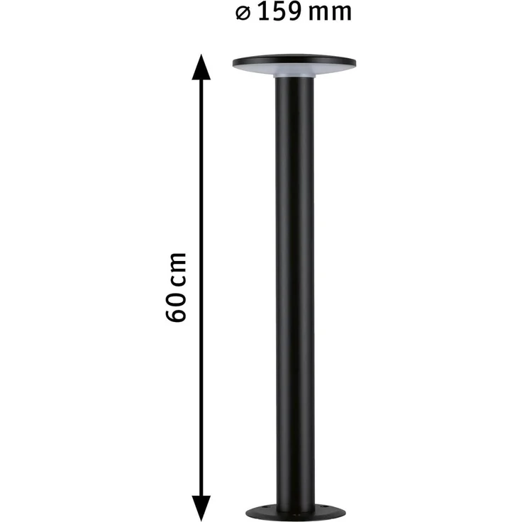 Paulmann 94750 Plug&Shine Pollerleuchte Zigbee Plate RGBW Anthrazit – Bild 16