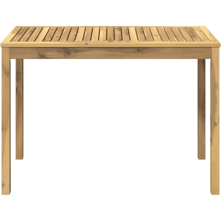 vidaXL Gartentisch LAREN Weiß gewaschen 108,5 x 55 x 75 cm 901712 – Bild 3