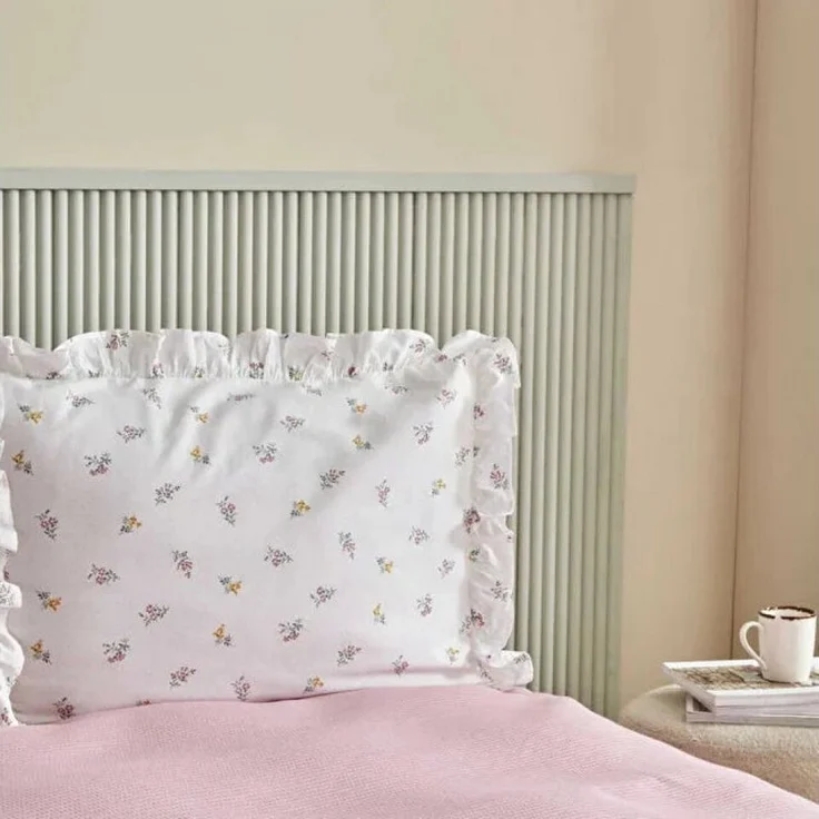 Karaca Bettwäsche Karaca Lidya Bettwäsche-Set aus 100 % Baumwolle, Einzelbett, Rosa – Bild 3