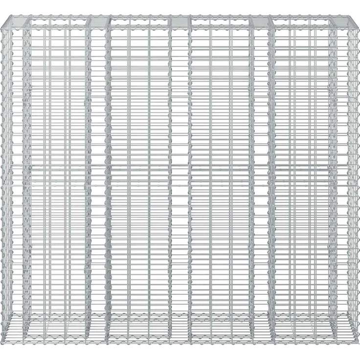 vidaXL Gabionen-Hochbeet 2 stk. 170 x 50 x 150 cm Verzinkter Stahl 3422234 – Bild 6