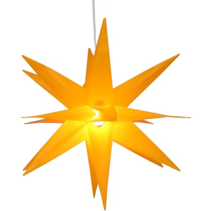 Guru-Shop LED-Stern für außen 3D Außenstern Kaspar, Weihnachtsstern,., Leuchtmittel inklusive – Bild 3