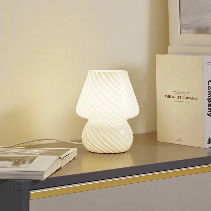 Lindby Tischleuchte Andriana, Glas Gelb IP20, 1 x 10 W LED – Bild 2