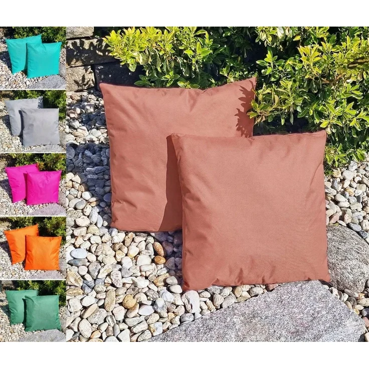 JACK Dekokissen JACK 45x45cm Outdoor Lounge Kissen Dekokissen inkl. Füllung Sitzkissen, Robust, strapazierfähig, wasserabweisend, für Innen & Außen – Bild 2