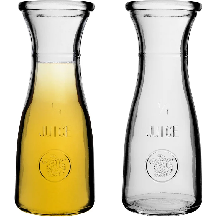 KADAX Glas-Wasserkaraffe, Glaskrug, 250 ml, Limonaden-Getränkeset, 2-tlg – Bild 6