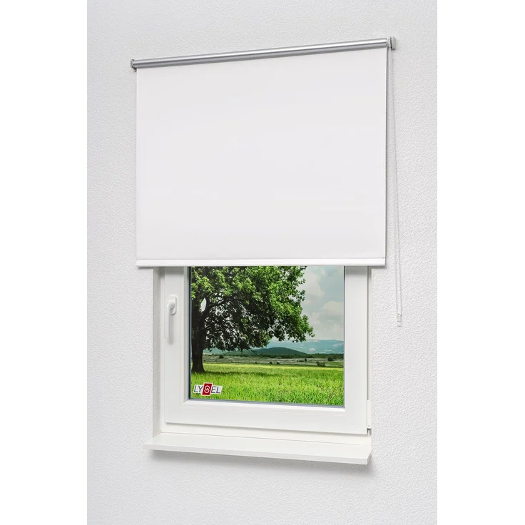Lysel - Qualitätsrollo Klemmträger Thermo Reinweiß (B x H) 70cm x 150cm #1W – Bild 8