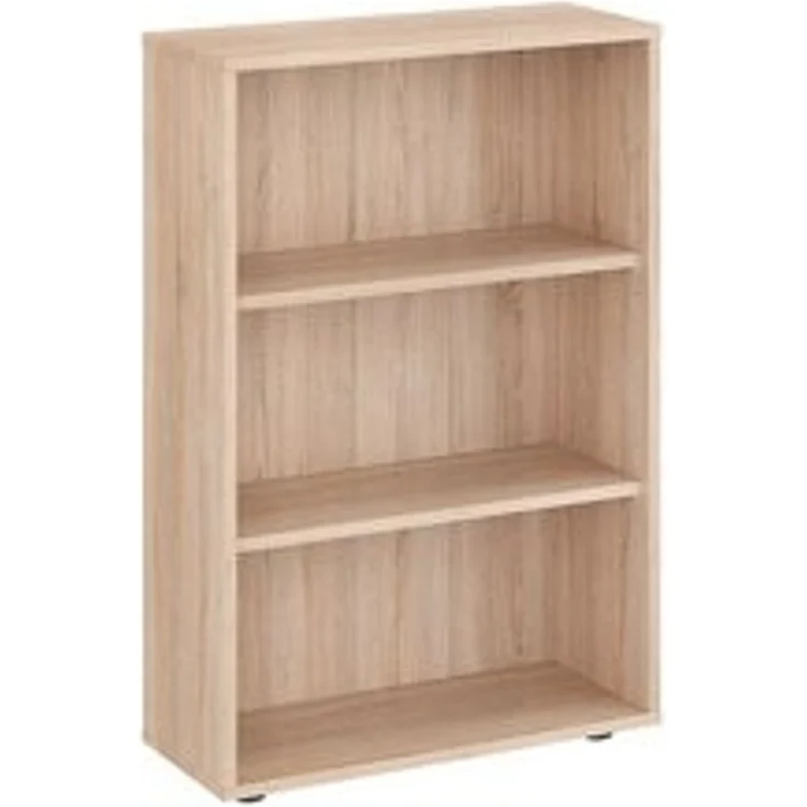 KOMTO Bücherregal Lumo 60 cm breit Regal mit 3, 4, 6 Ebenen und Höhenverstellbare Regale, Aufbewahrungsregal Bookshelf Weiß – Bild 6