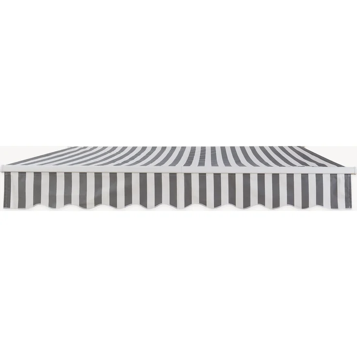 Markise Bitonto 300x250 cm Grau/Weiß [en. casa] – Bild 6
