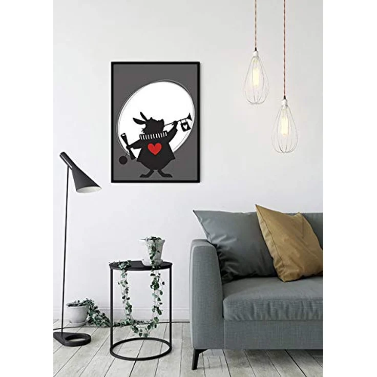 Komar Disney Wandbild Alice Rabbit, Kinderzimmer Dekoration, Kunstdruck 30x40cm, hochwertiger Druck auf Premium Fotopapier, ohne Rahmen, WB007-30x40 – Bild 5
