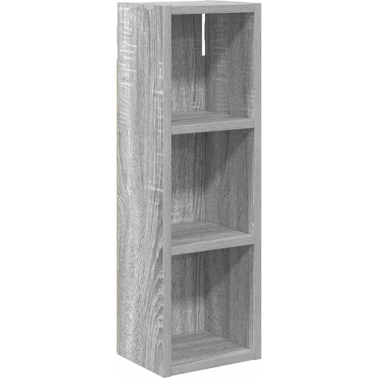 vidaXL Badezimmer-Wandschrank Graues Sonoma 20 x 16 x 62,5 cm 889308 – Bild 2
