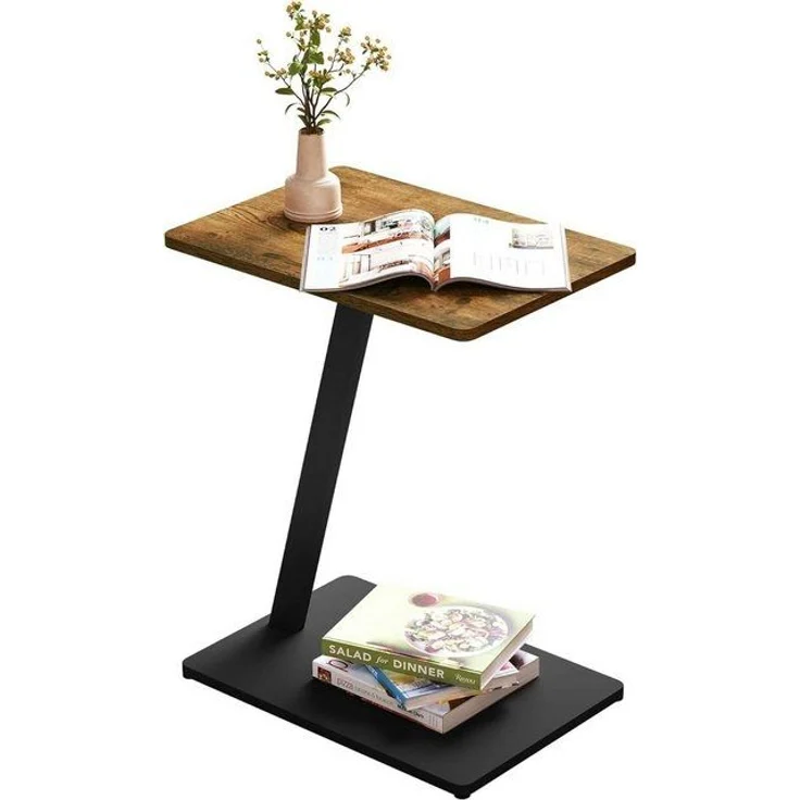 EUGAD Beistelltisch (1-St), C Form, Couchtisch mit Metallgestell, für Couch – Bild 4