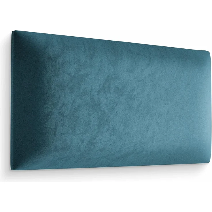 Muralo Samt Wandkissen Stoff Polsterpaneel Schlafzimmer Wohnzimmer Bett Wandpolster Bettkopfteil Lendekissen Modern Luxus Gepolstert Polster Paneel (Meerfarbe, 50x40 cm) – Bild 5