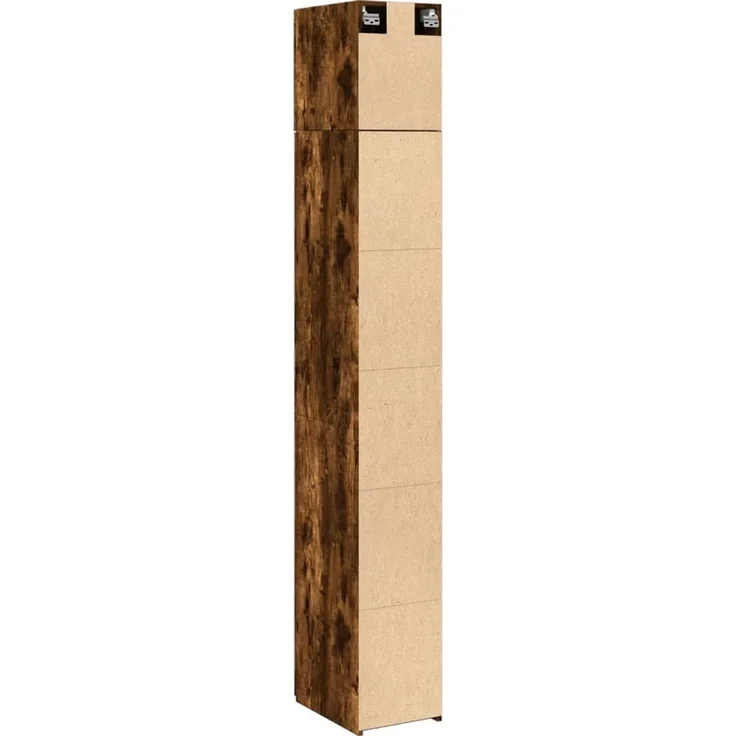 vidaXL Hochschrank Schmal Räuchereiche 30x42,5x225 cm Holzwerkstoff 3281263 – Bild 8