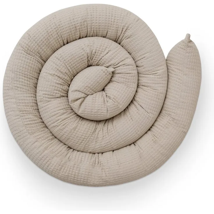 Ehrenkind Nestchenschlange Bettschlange aus 100% Bio-Baumwolle, Schutz und Geborgenheit, (Kuschelschlange, Bettumrandung Babybett), Bettschlange Baby