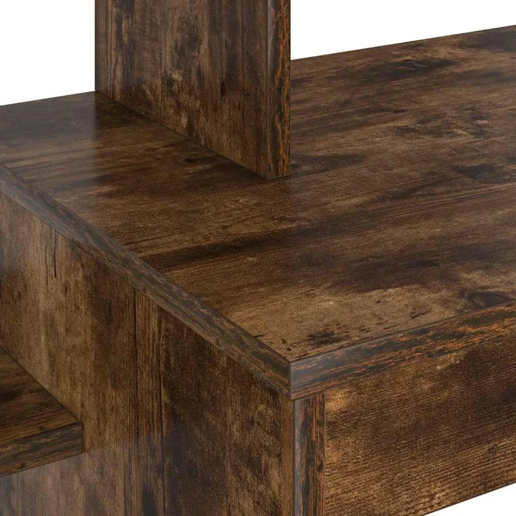 vidaXL Schreibtisch Geräucherte Eiche 100 x 40 x 90 cm Holzwerkstoff 869318 – Bild 7