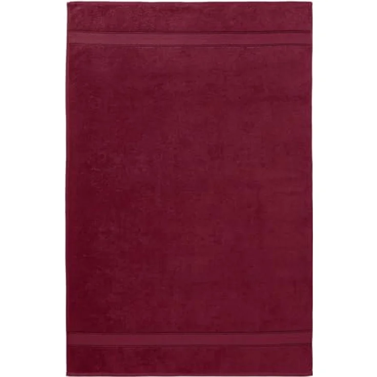 BettwarenShop Handtuch Serie Essential|Badetuch 100x150 cm| bordeaux – Bild 2