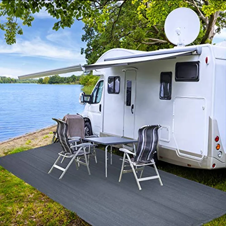 ONVAYA Outdoorteppich Vorzeltteppich, Zeltboden für Camping, Markisenteppich Wohnmobil – Bild 3