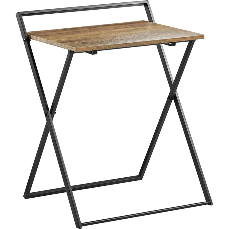 SoBuy FWT88-F Schreibtisch, MDF, PVC-Beschichtung, Braun, 60 x 77 x 40 cm