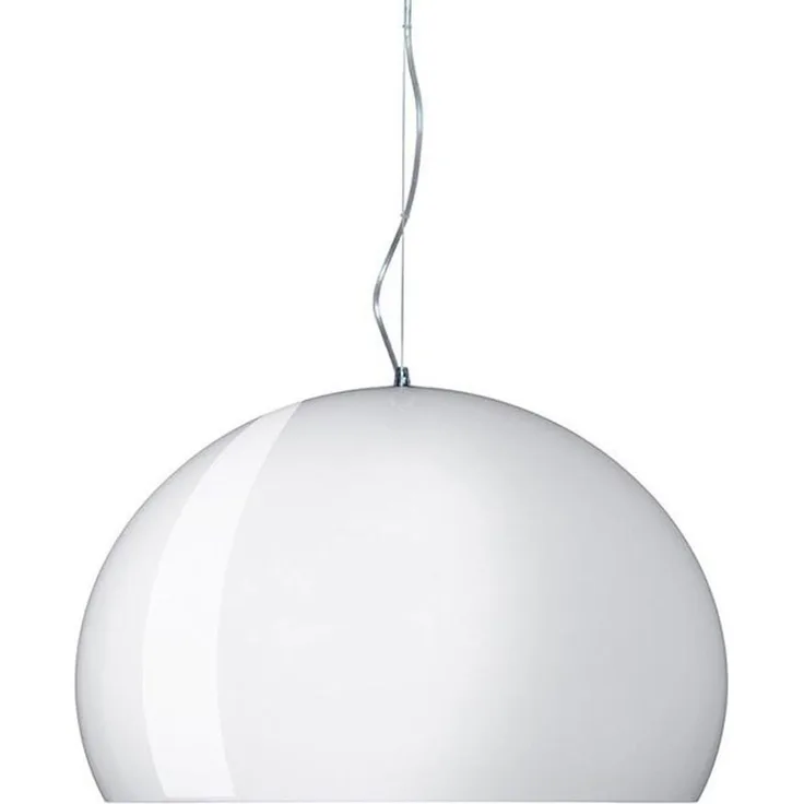 Kartell Small Fl/Y, Suspension Lamp, Weiß Undurchsichtig