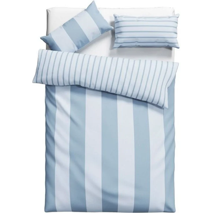 OTTO home Bettwäsche Sari, Linon, 2 teilig, in verschiedenen Qualitäten, moderne Bettwäsche mit Streifen – Bild 4