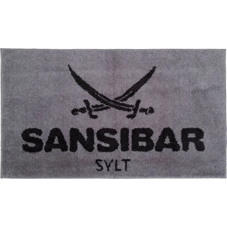 Badematte SANSIBAR BL 70x120 cm silber Badteppich Badvorleger Duschvorleger Duschmatte Badeteppich – Bild 1