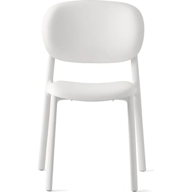 Connubia, Stuhl Zero. Farbe Optik Weiss MATT, 100% recyceltes Polypropylen – Bild 5