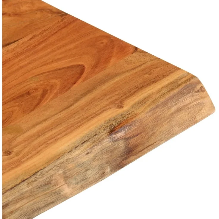 vidaXL Tischplatte 60x60x3,8cm Quadratisch Massivholz Akazie Baumkante 370642 – Bild 6