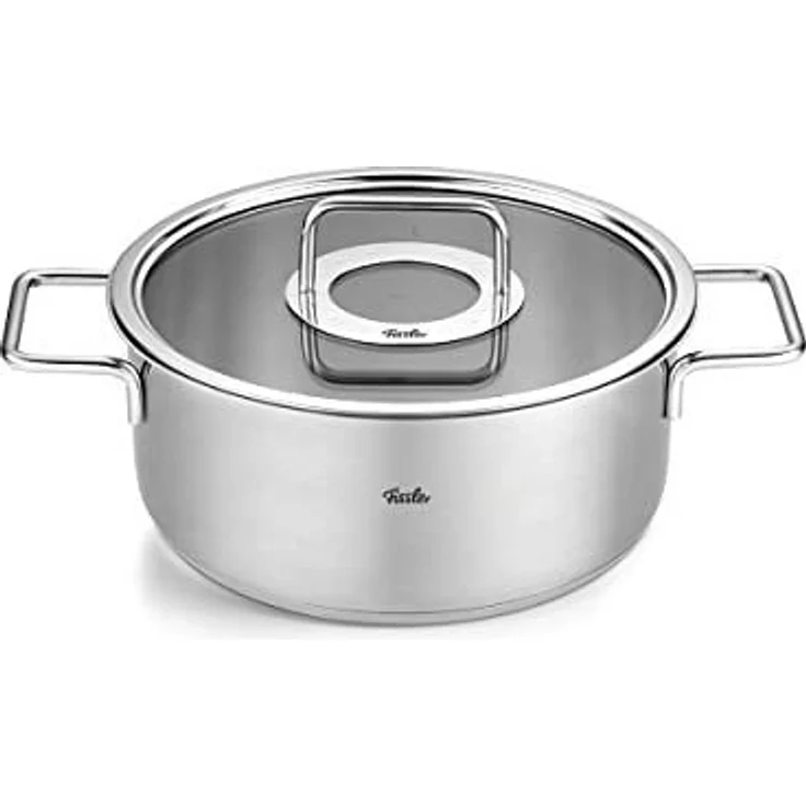 Fissler Bratentopf Fissler Pure Collection, Edelstahl 18/10 (1-tlg), Made in Germany – Bild 2