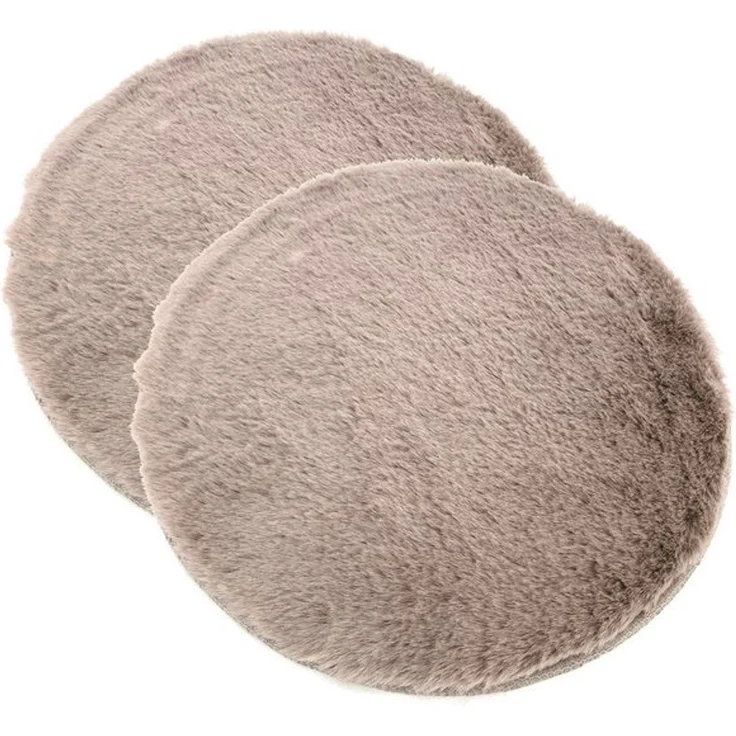 heimtexland Sitzkissen Sitzkissen Fellimitat kuschelweich Stuhlkissen, Stuhlauflage Bankkissen I flauschig weich I bequem & wärmend – Bild 4