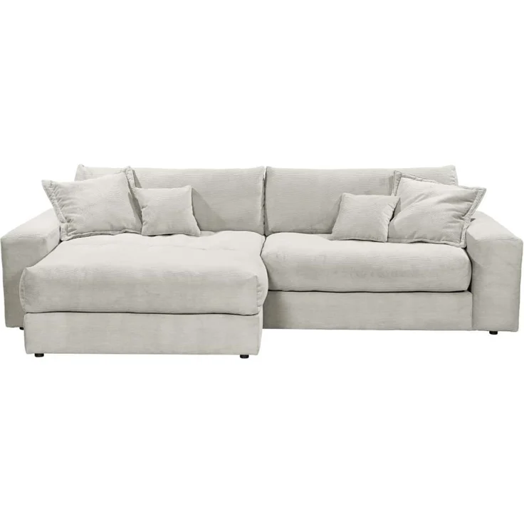 Ecksofa Kamil von Ed Exciting Design im Fjord Cordbezug mit optionalem Hocker – Bild 2