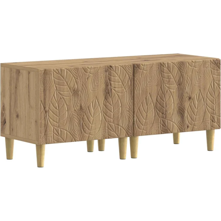 vidaXL 3-teiliges LED TV Regal DELFT Artisan-Eiche Holzwerkstoff 3416771 – Bild 4