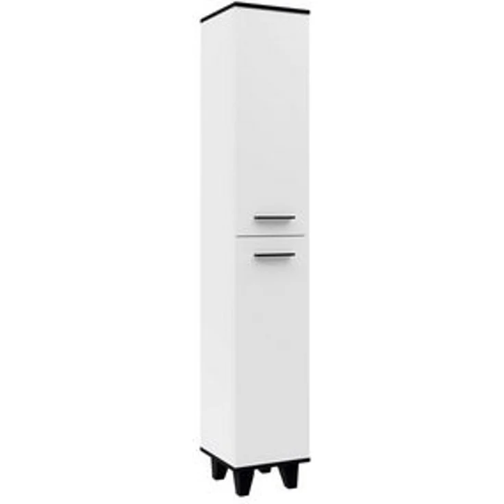 Fackelmann TE-A Hochschrank 30 cm mit Füßen, Weiß – Bild 6