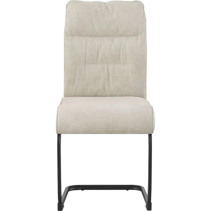 Schwinger-Stuhl 2er Set Rom Stühle in Creme - gemütliches Design - B/H/T: 47x94x61 cm – Bild 3