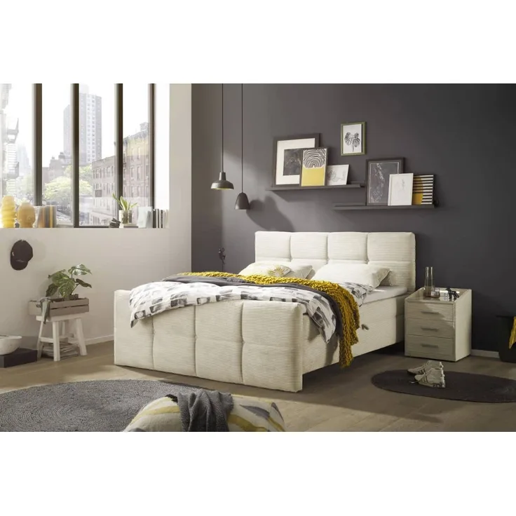 Boxbett Tijuana mit Bettkasten Breitcord
