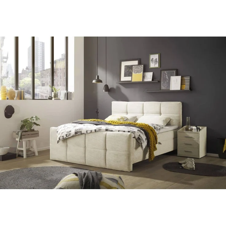 Boxbett Tijuana mit Bettkasten Breitcord – Bild 1