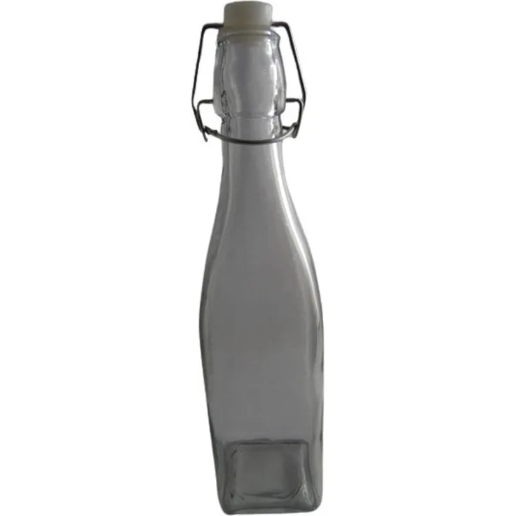 Omega Drahtbügelflasche 500 ml 6,5x6,5x27,5 cm