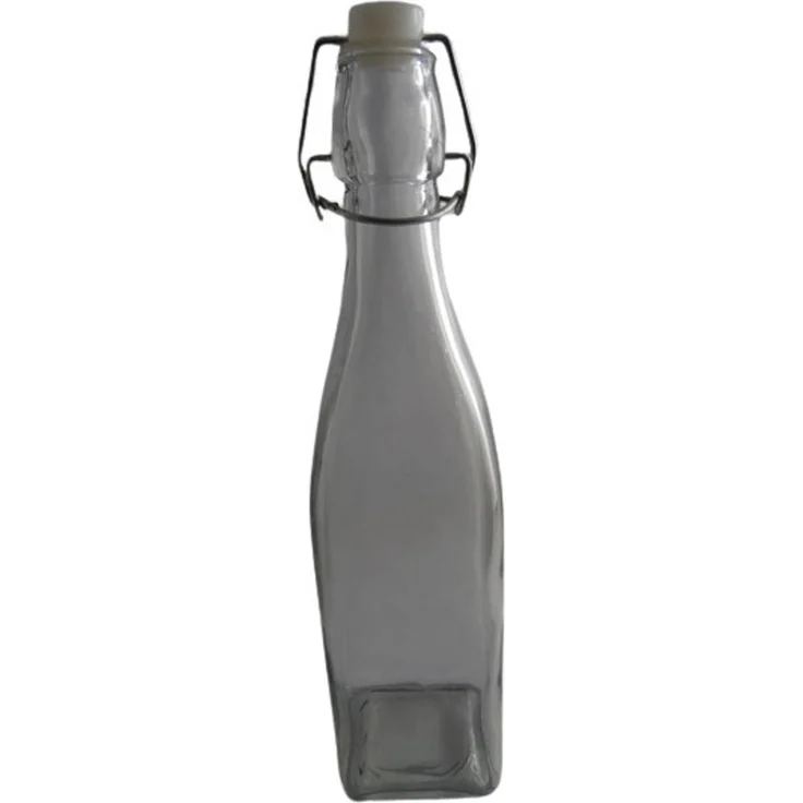 Omega Drahtbügelflasche 500 ml 6,5x6,5x27,5 cm