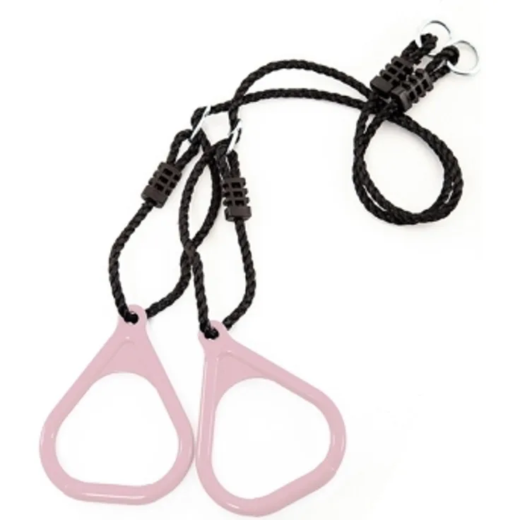 Hörby Bruk Trapez Ringe mit Seil Rosa