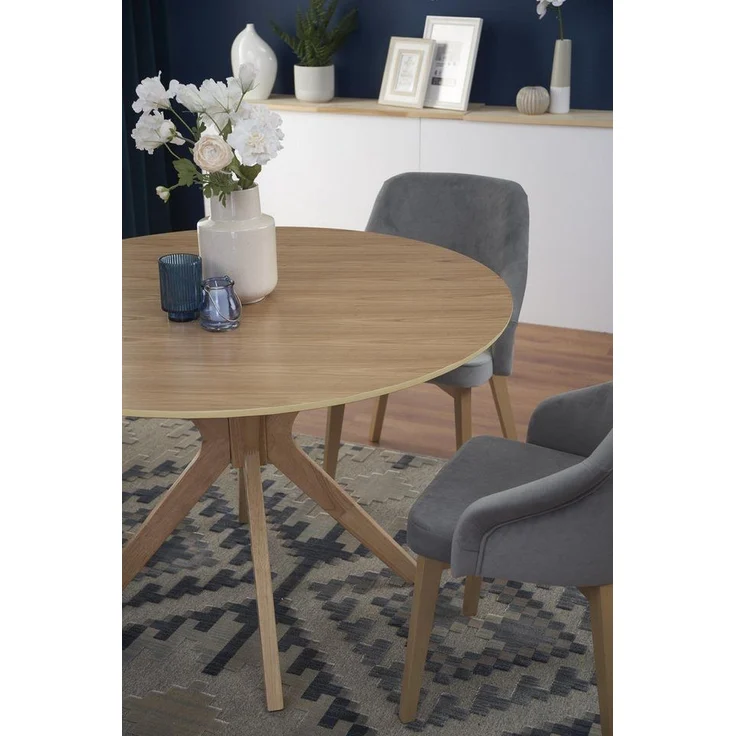 designimpex Esstisch Esstisch HAN-111 Eiche Natur Massivholz Tisch Echtholz Esszimmertisch, Esstisch, Esszimmertisch, Küche, Tisch, Couchtisch, Wohnzimmertisch – Bild 3