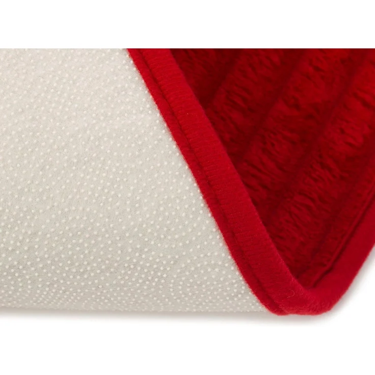 Gözze Badematte Berlin, Höhe 7 mm, rutschhemmend beschichtet, fußbodenheizungsgeeignet, Polyester, rechteckig, Badteppich, Uni Farben, Cord Optik, waschbar – Bild 2