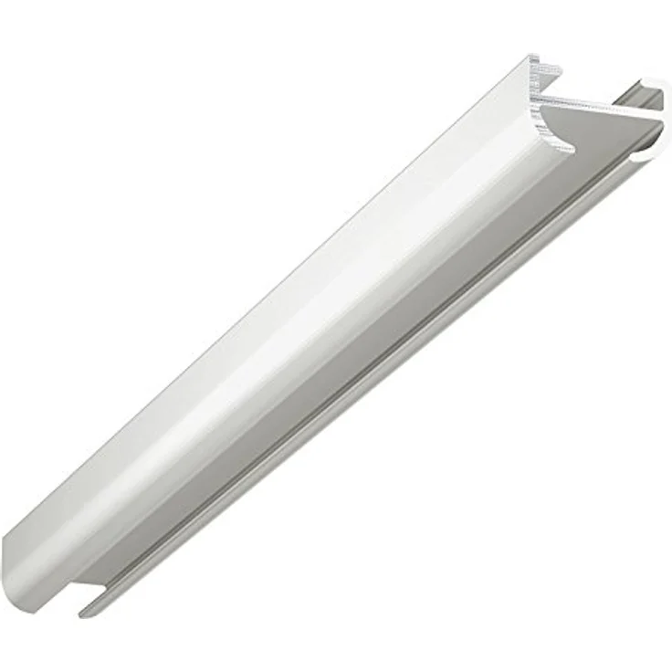 Garduna Gardinenschiene halbrunde Schleuderschiene, 1-läufig, Aluminium – Bild 4