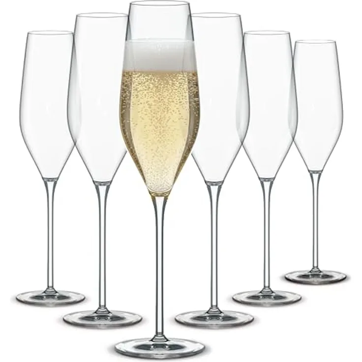 Rosendahl Design Group Holmegaard Cabernet Champagnerglas 29 cl 6 Stck. in der Farbe Klar h 27. 2cm