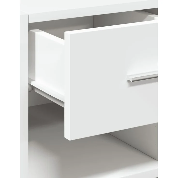 vidaXL Sideboard Weiß 50x42,5x93 cm Holzwerkstoff 846327 – Bild 7