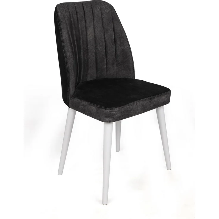 Skye Decor 'Alfa-497 V2' Stuhlset (2-teilig), Anthrazit / Weiß, 50 x 90 x 49 cm – Bild 2